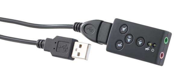 Carte son USB externe à effet 7.1 surround virtuel