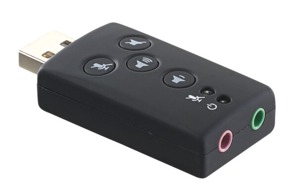 Carte son USB externe à effet 7.1 surround virtuel