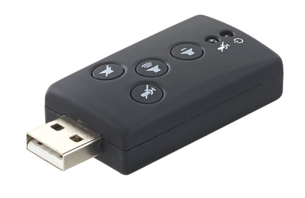 Carte son USB externe à effet 7.1 surround virtuel