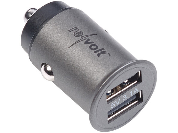 Chargeur allume-cigare 12 / 24 V 2 x USB – 3,1 A