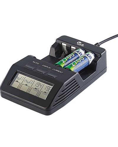 Chargeur intelligent pour accus AA / AAA Nimh / NiCD