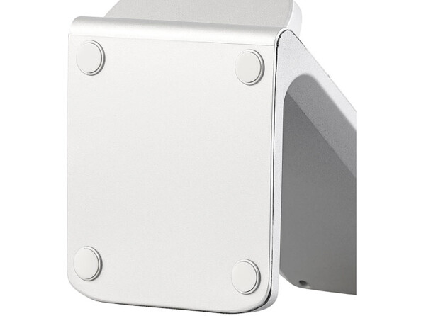 Chargeur rapide à induction 5 V / 10 W pour appareils compatibles Qi, coloris argenté