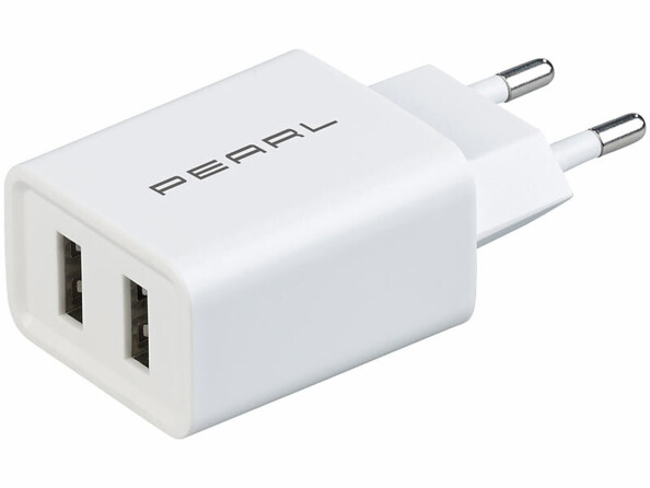 Chargeur secteur USB 2 ports 2,4 A