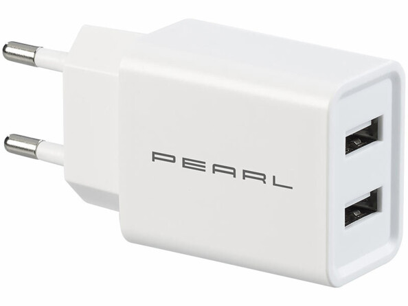 Chargeur secteur USB 2 ports 2,4 A