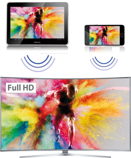 Illustration de la mise en streaming sur smartphone, tablette et TV de contenu vidéo