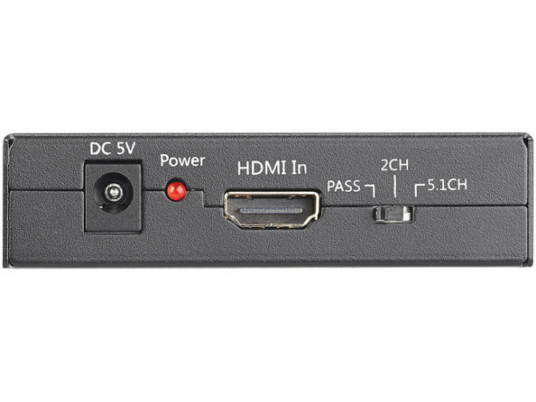 Convertisseur audio HDMI avec câble cinch et Toslink