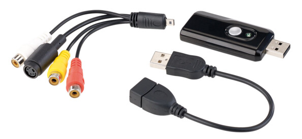 convertisseur vidéo analogique vers USB pour enregistrement vidéos vhs dvd avec logiciel