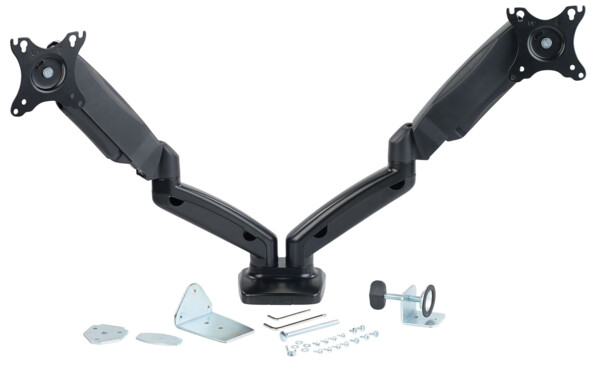 double bras de fixation vesa 75 100 pour ecran moniteur pc gsa-26 general office. Pour VESA 75 ou 100