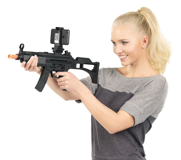 Fusil de réalité augmentée avec bluetooth pour smartphones