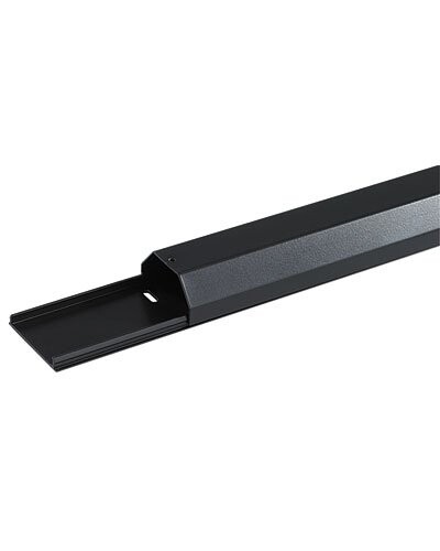 Goulotte de câblage en aluminium noir mat