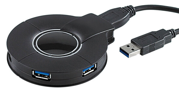 Hub actif 4 ports USB 3.0 ''SSU-5004'