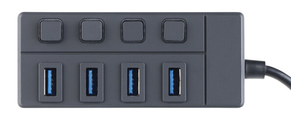 Hub USB 3.0 avec Interrupteurs pour chaque port