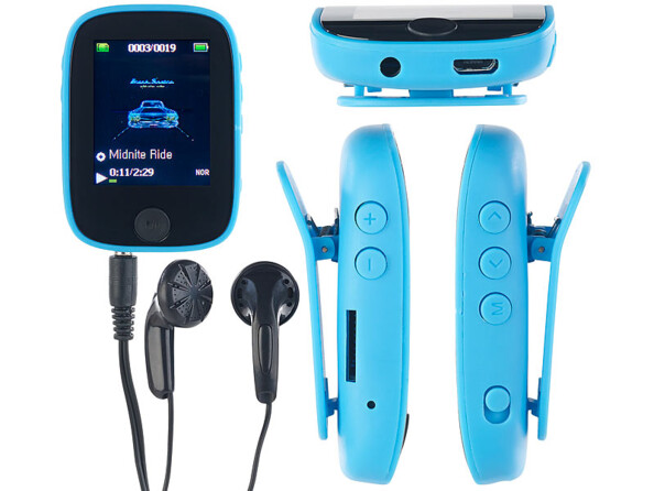 Mini lecteur multimédia nomade DMP-200.bt avec écran couleur - Avec bluetooth