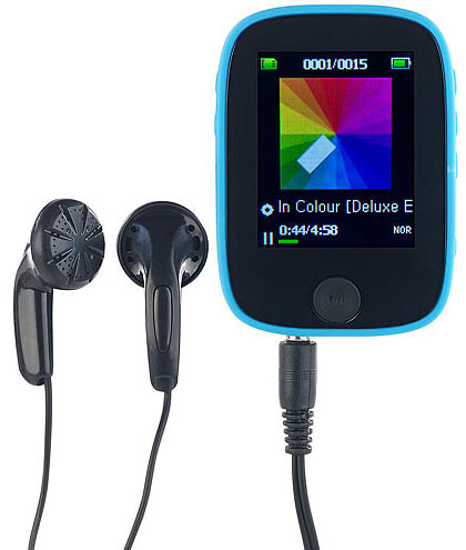 mini lecteur mp3 de poche avec bluetooth lecteur cartes micro sd lecteur vidéos ebook auvisio dmp-200.bt