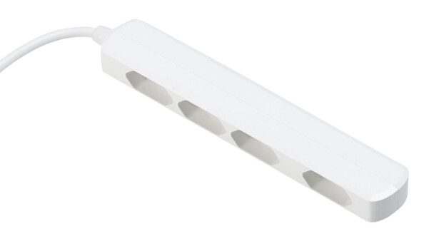 Multiprise 4 prises extra-fine avec interrupteur