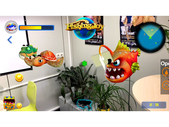 Fusil de réalité augmentée avec bluetooth pour smartphones