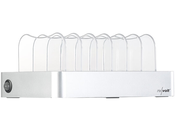 Station de chargement 10 A / 50 W à 6 ports