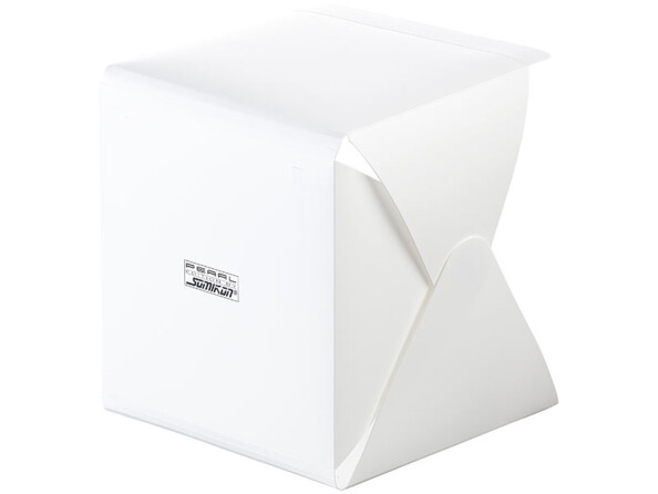 Studio photo professionnel 22 x 23 cm à éclairage LED 20 W - 1 bande LED