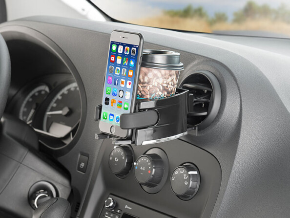 Support 2 en 1 automobile pour smartphone et boisson