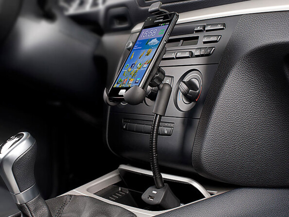 Support et chargeur à col de cygne USB