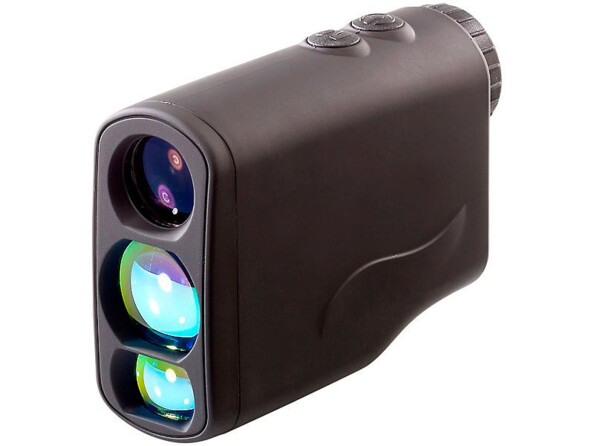 Instrument de mesure des distances de 5 à 600 m, au mètre près et de esure des vitesses jusqu'à 300 km/h, à 5 km/h près.