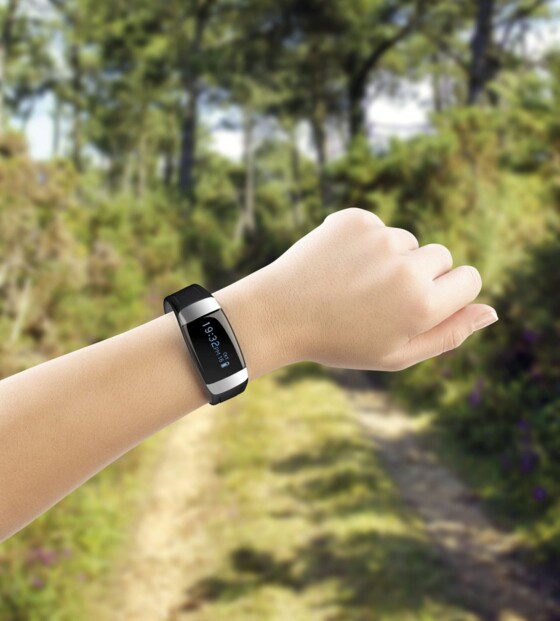 Bracelet fitness Bluetooth ''FBT-60 V5'' avec pulsomètre