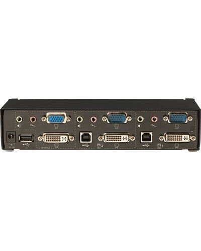 Commutateur 2 Pcs: Dvi/Vga, USB et Audio