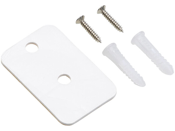 Matériel de montage du détecteur de bris de verre avec support avec 2 trous, 2 vis et 2 goupilles