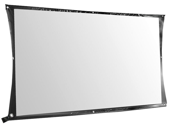 Écran de Projection Pliable. Dimensions : 110 cm / 195 cm