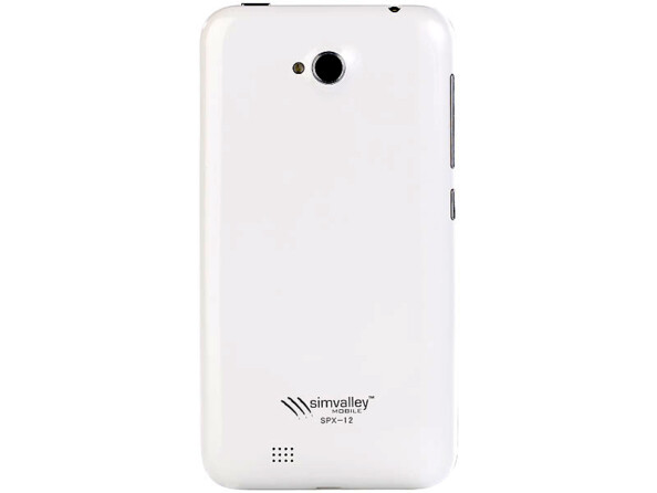 Face arrière blanche pour smartphone Android SPX-12