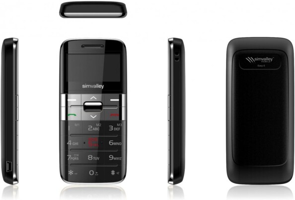 Mini téléphone portable ''Easy 5+'' Silver avec Garantruf 