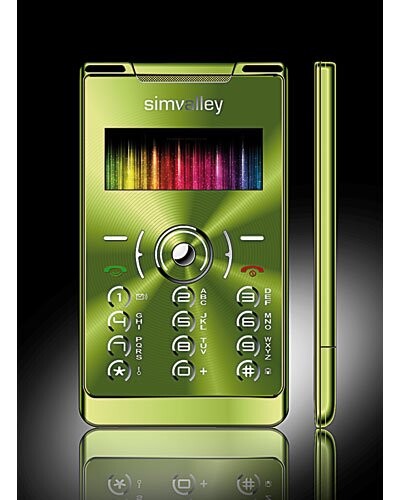 Mini téléphone portable ''RX-380 Pico X-Slim Green''