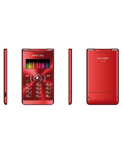 Mini téléphone portable ''RX-380 Pico X-Slim Red''