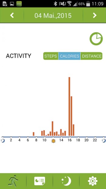 Montre fitness E-ink et bluetooth ''FBT-100-3D.u''