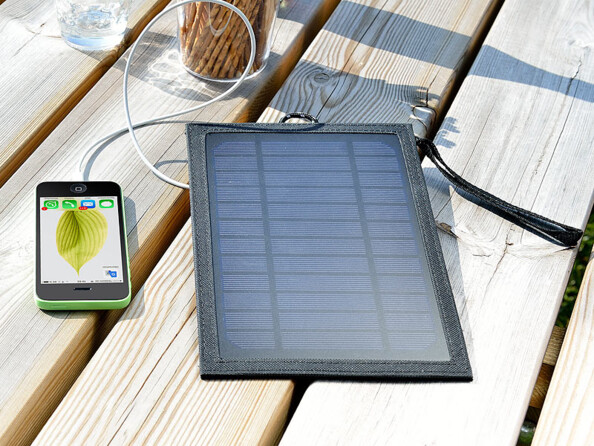 plaque solaire 23 cm pour chargement appareils mobiles
