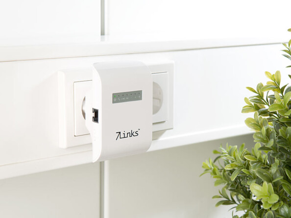 Répéteur wifi 600 Mbps ''WLR.600-ac'' à mettre dans une prise de courant
