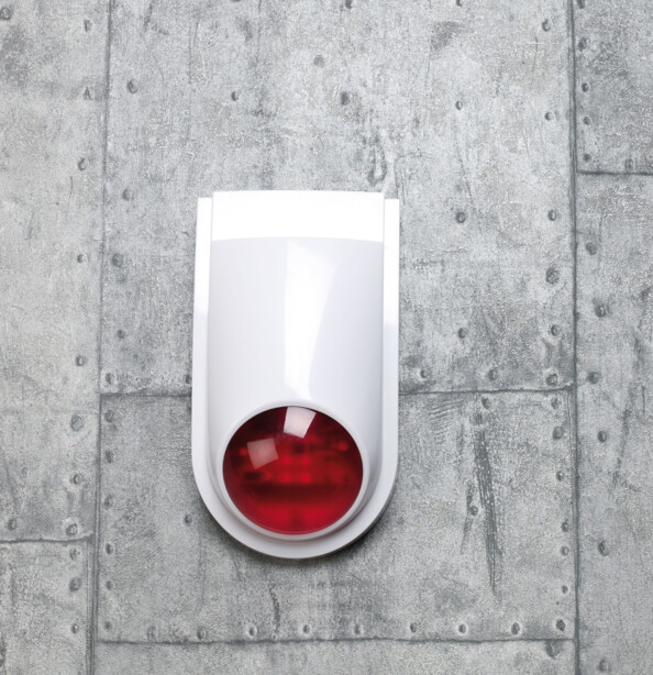 Sirène 112 dB pour XMD-5400.wifi, connexion par câble - Avec LED rouge