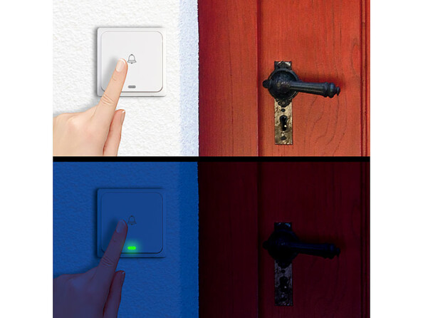 Sonnette sans fil 58 tonalités FTK-150 avec 1 carillon secteur