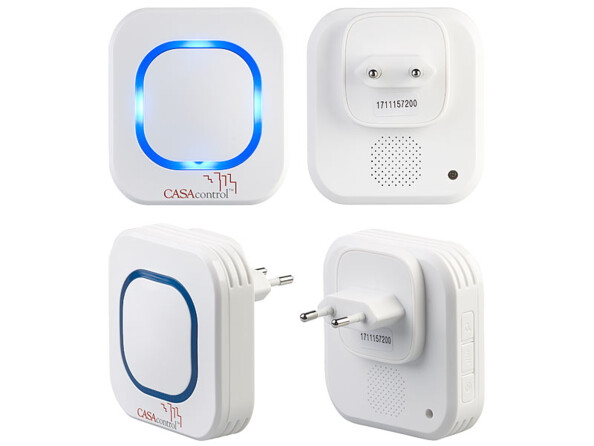 Sonnette sans fil 58 tonalités FTK-150 avec 1 carillon secteur