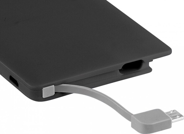 Batterie de secours 2500 mAh format carte bancaire - Micro-USB