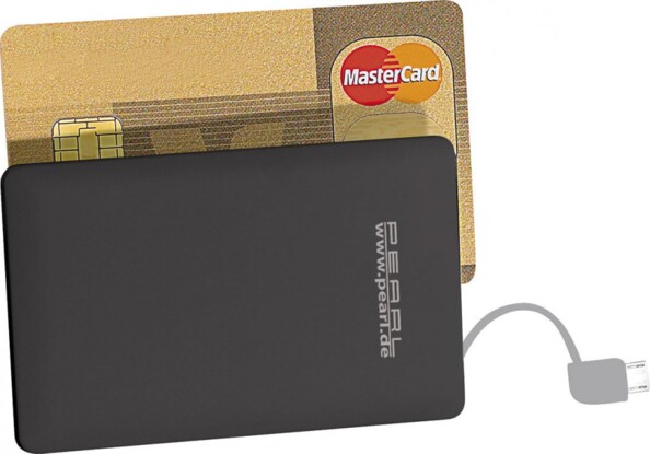 Batterie de secours 2500 mAh format carte bancaire - Micro-USB