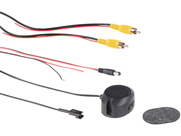 Vue sur la caméra et la connectique