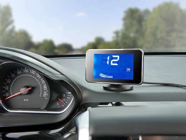 Aucun perçage nécessaire dans le pare-chocs pour l'installation de ce radar de recul