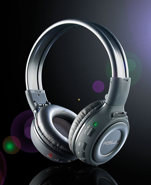 Casque Hi-Fi ''MPH-232.SD''. Lecture MP3 directement à partir d'une carte mémoire