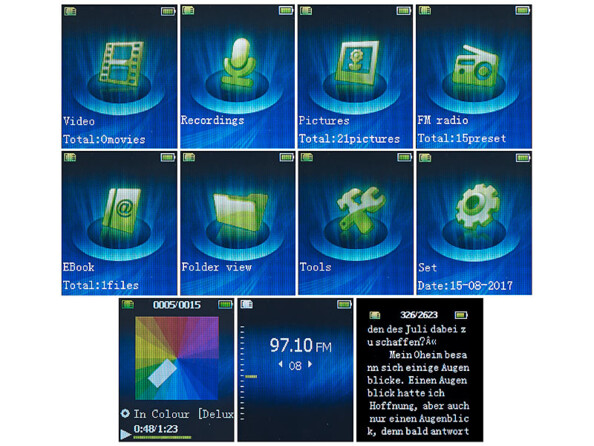 Lecteur MP3 Auvisio captures d'crans