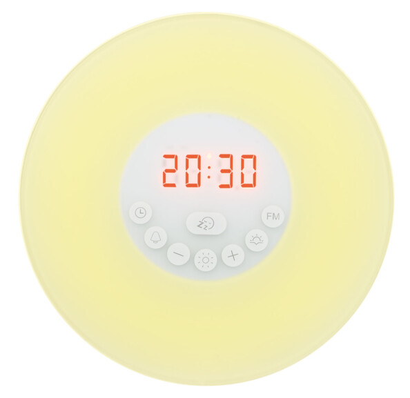 Radio-réveil lumineux "Wake-up" avec sons de la nature - Bluetooth