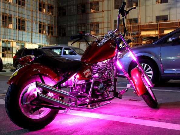 Kit tuning LED auto-moto avec application Android