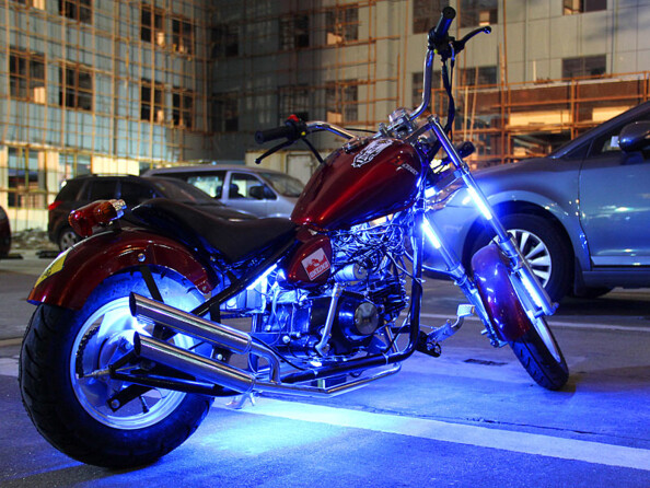 Kit tuning LED auto-moto avec application Android