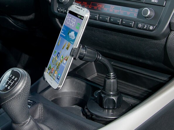 Support Samsung Galaxy S5 pour porte-gobelet