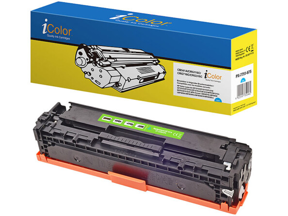 Toner compatible HP CB541 - cyan